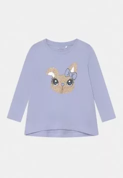 NAME IT Nmfviolet Loose - Longsleeve - White Alyssum -Shirt Zacht Verkoop 5c0132988c8841f49427609b57405e78