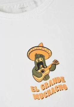 NAME IT Regular Fit - T-Shirt Print - Bright White -Shirt Zacht Verkoop 5d48a16e46af406f8f391360c9e43c0d