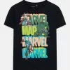 NAME IT Nkmjiri Marvel Top- T-Shirt Print - Dark Sapphire