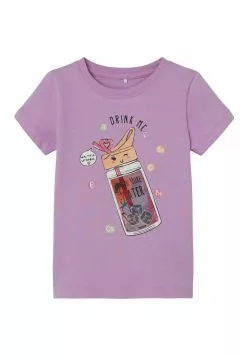 NAME IT T-Shirt Print - Violet Tulle