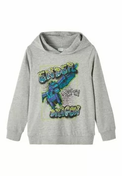 NAME IT Minecraft - Hoodie - Grey Melange
