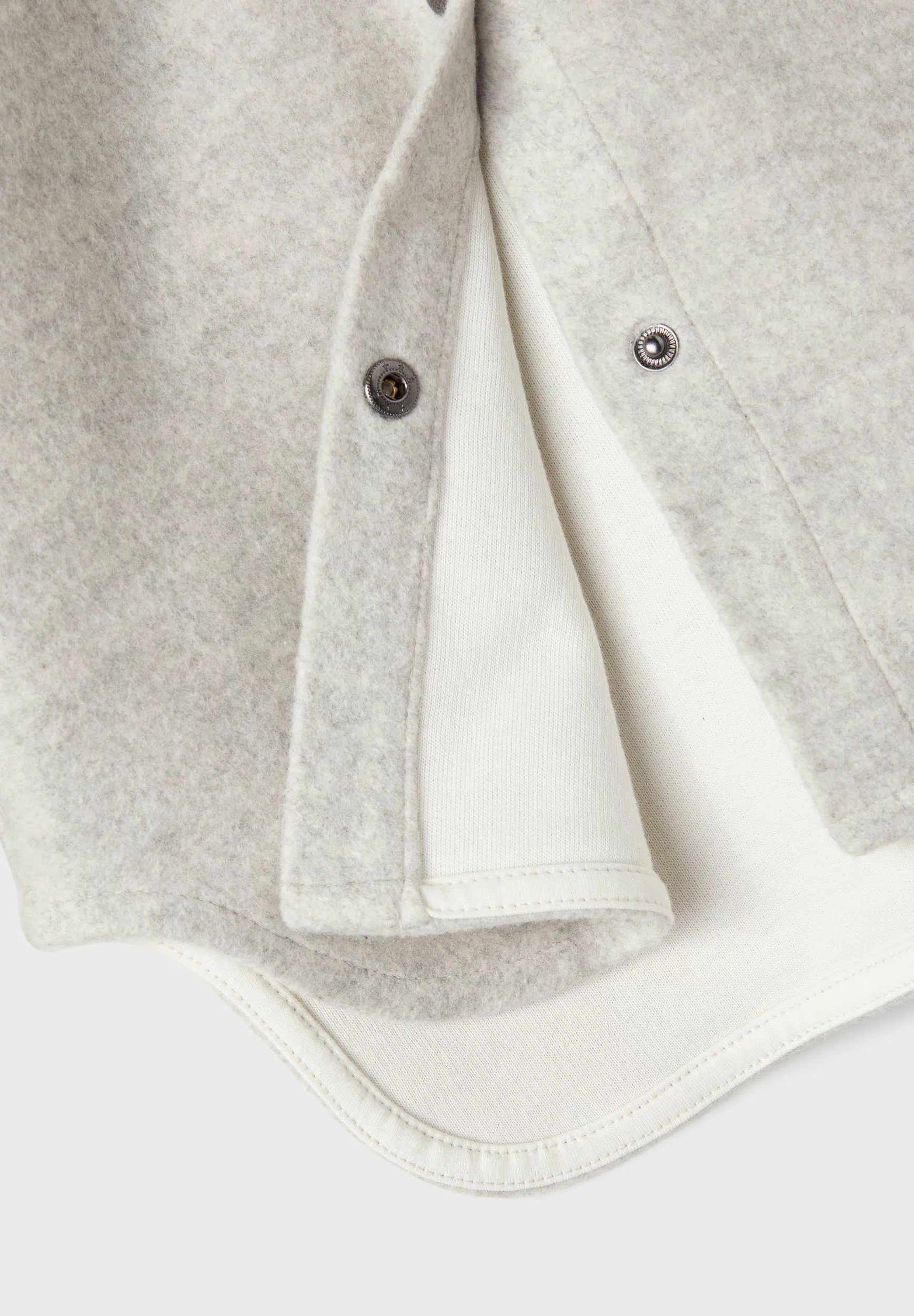 NAME IT Nknneloa Overshirt Unisex - Overhemdblouse - Grey Melange 3 NAME IT Nknneloa Overshirt Unisex - Overhemdblouse - Grey Melange - Afbeelding 3