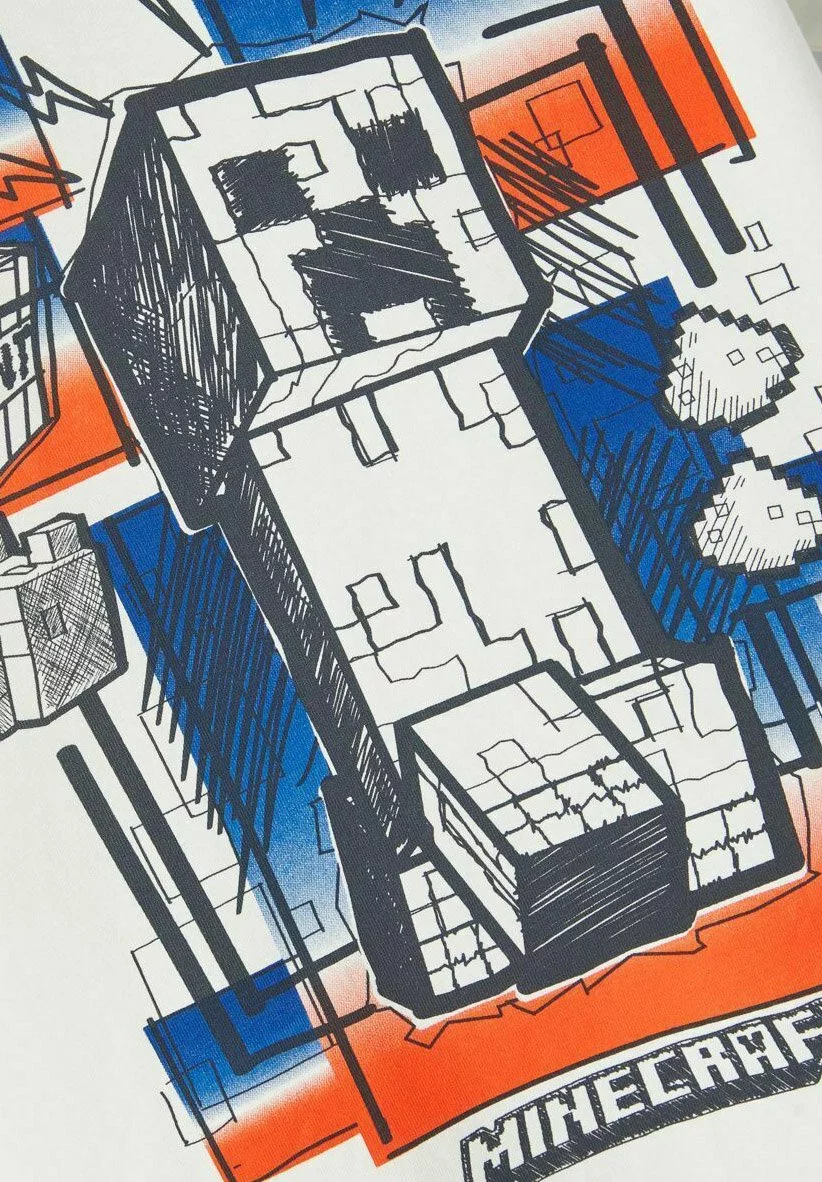 NAME IT Minecraft - T-Shirt Print - White Alyssum 5 NAME IT Minecraft - T-Shirt Print - White Alyssum - Afbeelding 5