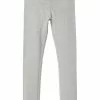 NAME IT Nkfdavina Solid N Thermo Noos - Legging - Grey Melange