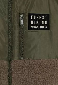 NAME IT Nkmmikarlo Teddy - Winterjas - Weathered Teak -Shirt Zacht Verkoop 655e42849b964b93b341e4bbceb41aed