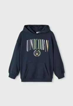 NAME IT Boxy Fit - Hoodie - Dark Sapphire -Shirt Zacht Verkoop 6ac1e283417341e98ccfed372a55c124