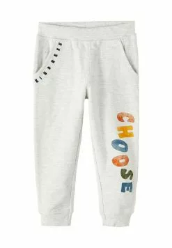 NAME IT Print - Trainingsbroek - Light Grey Melange