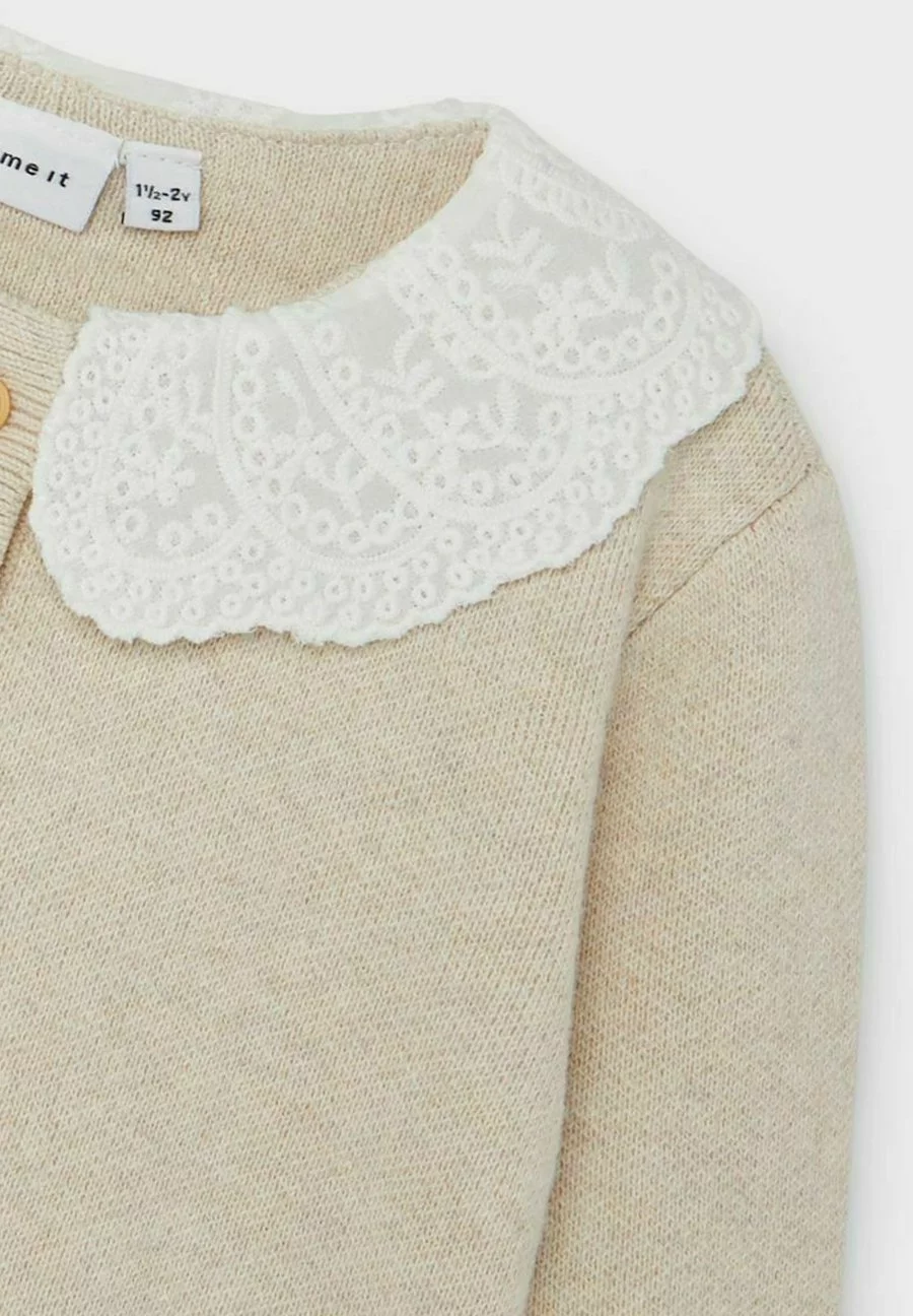 NAME IT Langarm - Vest - Peyote Melange 4 NAME IT Langarm - Vest - Peyote Melange - Afbeelding 4