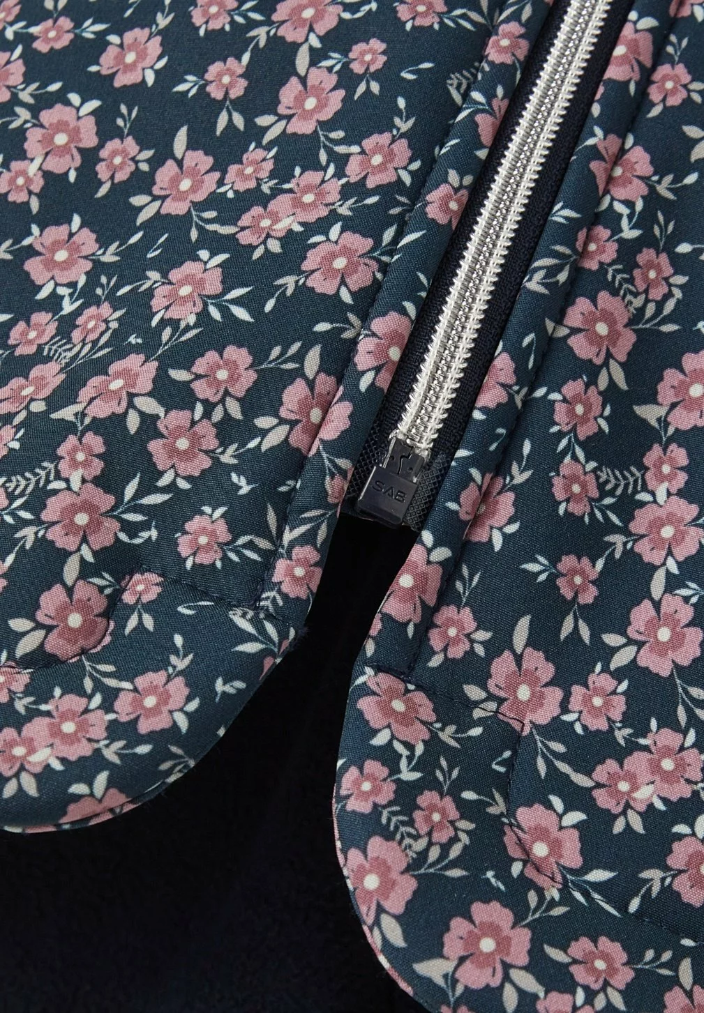 NAME IT Small Flower - Regenjas - Dark Sapphire 3 NAME IT Small Flower - Regenjas - Dark Sapphire - Afbeelding 3