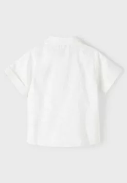 NAME IT Kurzarm - Overhemd - Bright White -Shirt Zacht Verkoop 6d8271cc3fb04c2b84fb0ae4513aefce