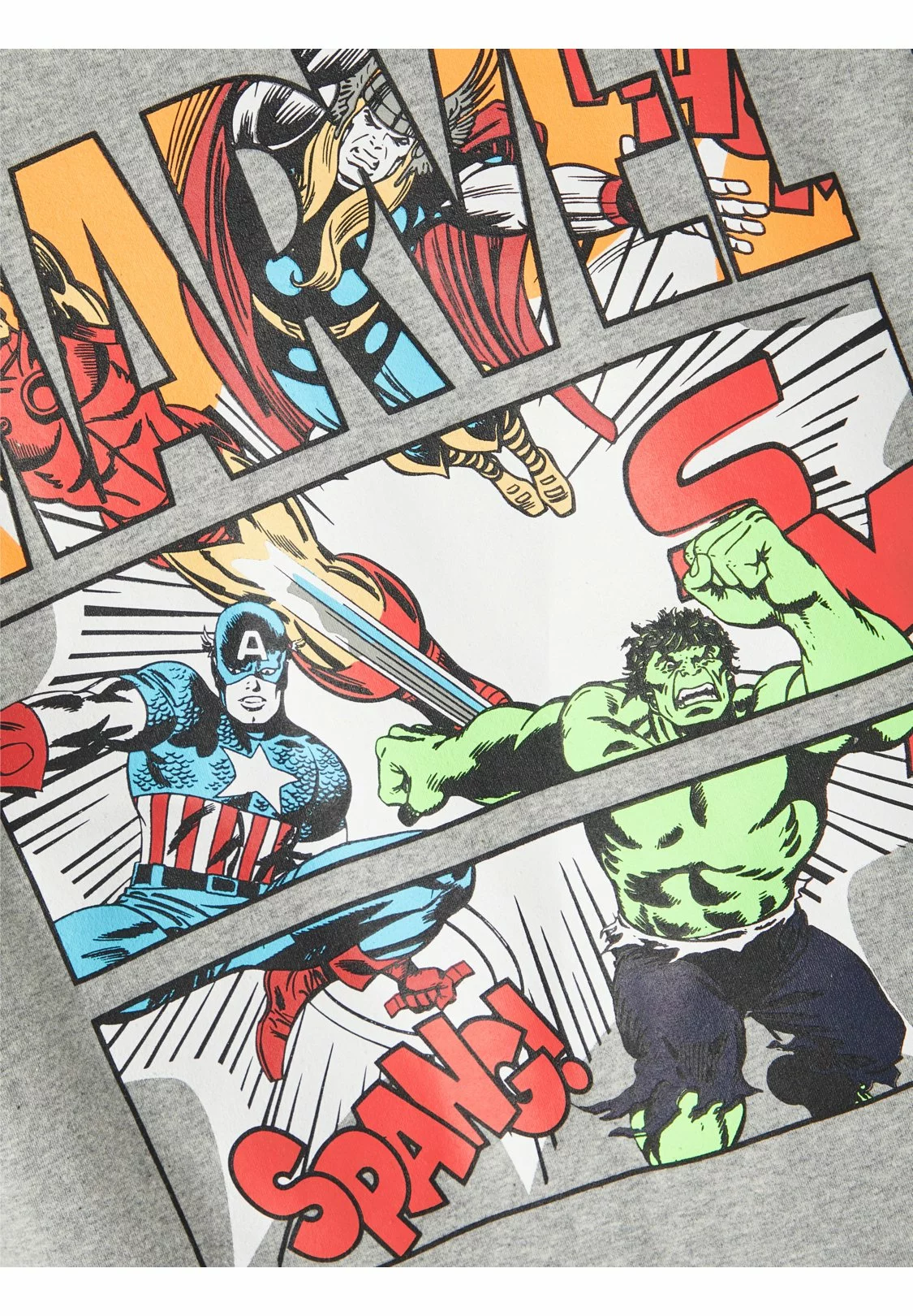 NAME IT Marvel- Sweater - Grey Melange 3 NAME IT Marvel- Sweater - Grey Melange - Afbeelding 3