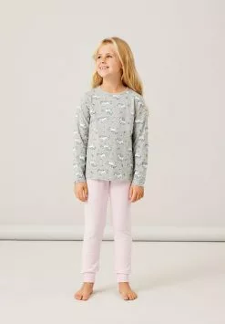 NAME IT Nkfnightset Unicorn - Pyjama - Grey