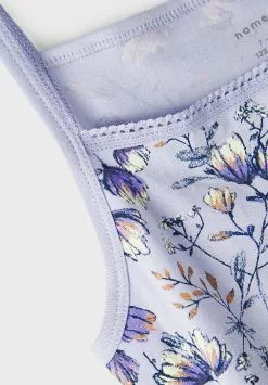 NAME IT Nkfstrap Flower 2 Pack - Hemd - Purple -Shirt Zacht Verkoop 72c58fb30889484bb086a38a5f9bd0c0