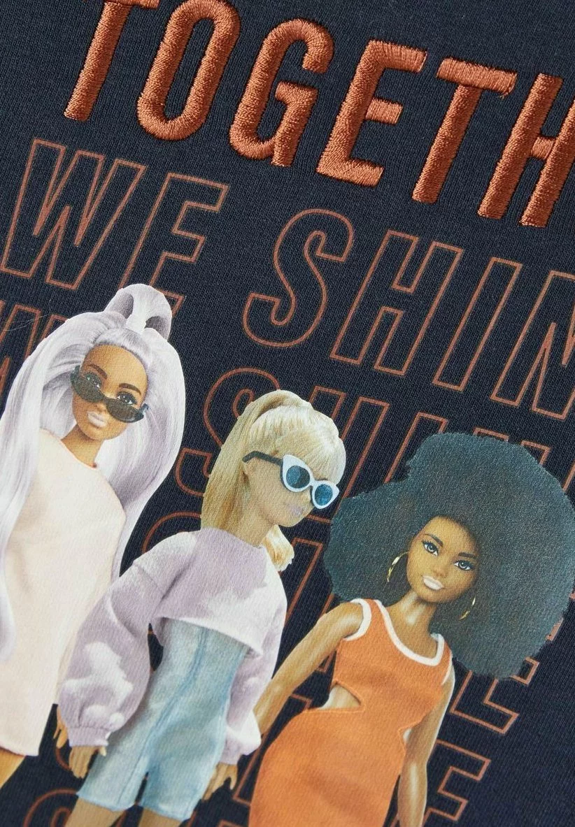 NAME IT Barbie - Sweater - Dark Sapphire 3 NAME IT Barbie - Sweater - Dark Sapphire - Afbeelding 3