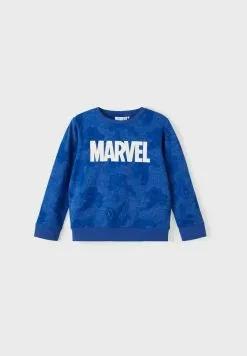 NAME IT Marvel - Sweater - Nouvean Navy -Shirt Zacht Verkoop 75cc5fd4b5b443ebb89f1ae6530abf82