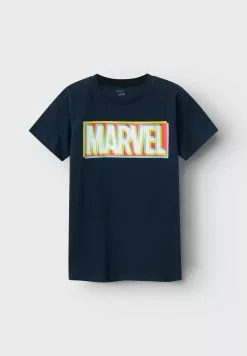 NAME IT Marvel - T-Shirt Print - Dark Sapphire -Shirt Zacht Verkoop 77115f6b71e84bd9acdc74a9cb4526d4