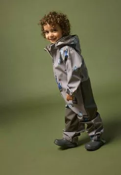 NAME IT Softshell-Anzug Alfa - Skipak - Weathered Teak