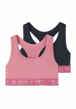 NAME IT Nkfshort 2 Pack - Bustier - Heather Rose/Dark Sapphire