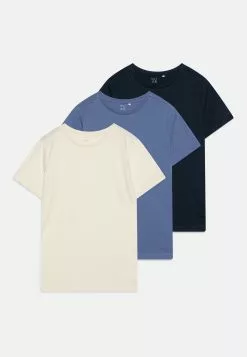 NAME IT Nknlufti Unisex 3 Pack - T-Shirt Basic - Dark Sapphire