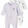 NAME IT Nbfnightsuit Zip Orchid Fairy 2 Pack - Pyjama - Purple