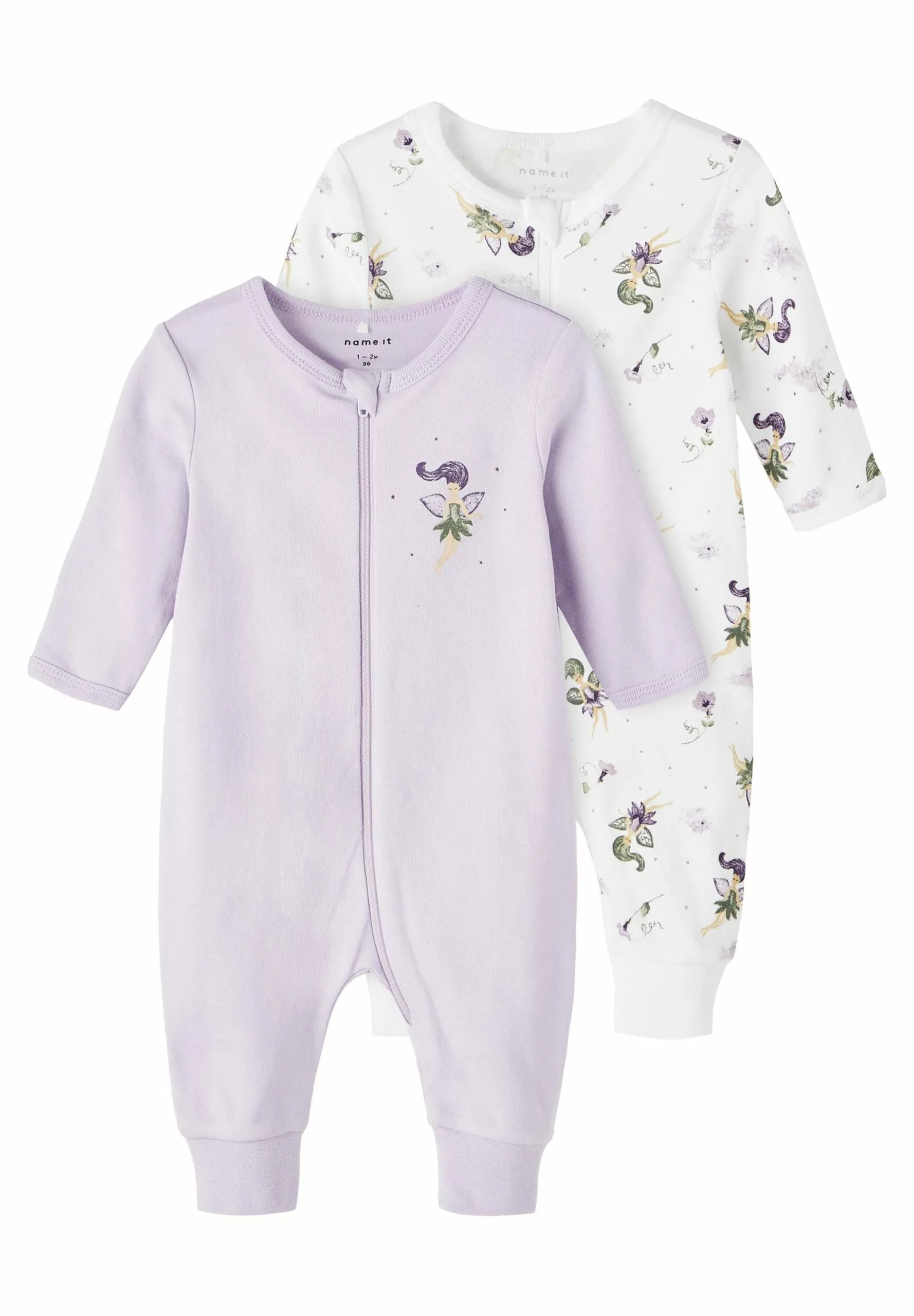 NAME IT Nbfnightsuit Zip Orchid Fairy 2 Pack - Pyjama - Purple 1 NAME IT Nbfnightsuit Zip Orchid Fairy 2 Pack - Pyjama - Purple