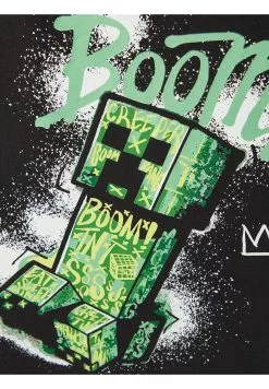 NAME IT Nkmjom Minecraft - T-Shirt Print - Black -Shirt Zacht Verkoop 8227dcd586ac4bb4b94f08d307cade41