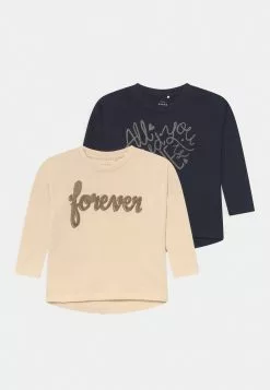 NAME IT Nmfvalisa 2 Pack - Longsleeve - Blue/Off-White