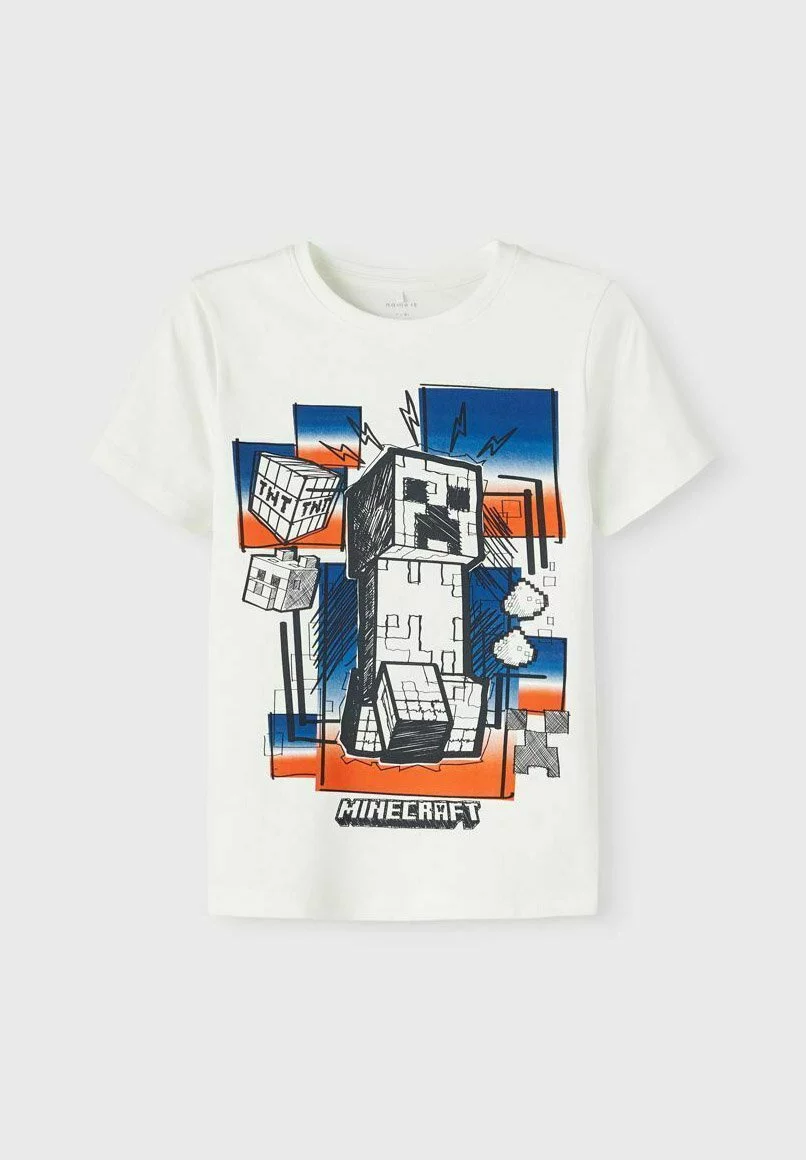 NAME IT Minecraft - T-Shirt Print - White Alyssum 6 NAME IT Minecraft - T-Shirt Print - White Alyssum - Afbeelding 6