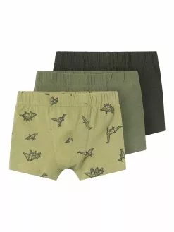NAME IT Nmmtights Dino 3 Pack - Onderbroeken - Sage