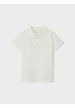 NAME IT Kurzärmeliges - Poloshirt - White Alyssum -Shirt Zacht Verkoop 83e8e42fa55c41d6bae4bd4de45d75ae