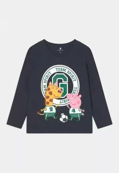 NAME IT Nmmomri Peppa Pig Unisex - Longsleeve - Dark Sapphire