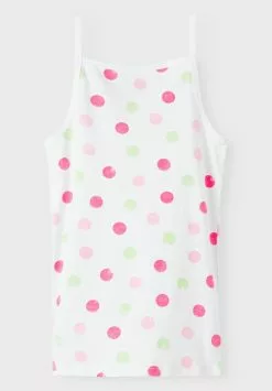 NAME IT Nkfstrap Lady Dot 2 Pack - Hemd - Pink -Shirt Zacht Verkoop 8ab52ed4da85427ba9fa8e467e3c3bfb