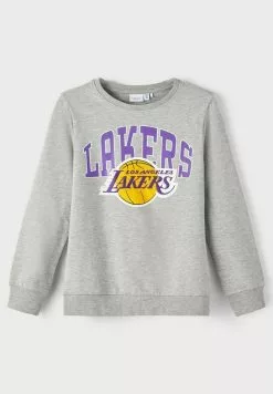 NAME IT Nba - Sweater - Grey Melange -Shirt Zacht Verkoop 8bdae4b98f8f4387b1a80459d02ee2b0