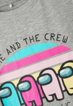 NAME IT Among Us - T-Shirt Print - Grey Melange -Shirt Zacht Verkoop 8da9c5cc127849c8b78c99df8e9f42d7