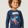 NAME IT Nmmnazir Spiderman - Longsleeve - Dark Blue