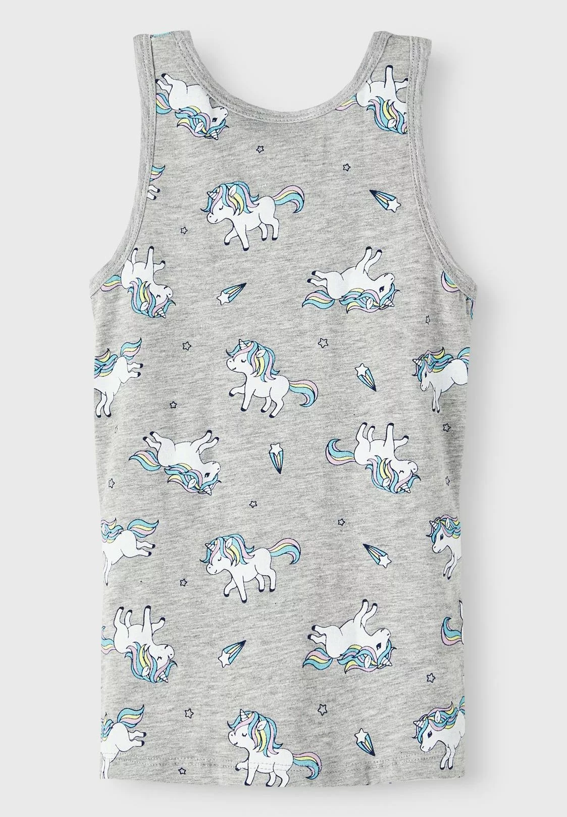 NAME IT Nmftank Top Unicorn 2 Pack - Hemd - Grey 3 NAME IT Nmftank Top Unicorn 2 Pack - Hemd - Grey - Afbeelding 3