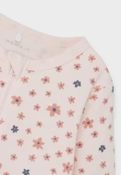 NAME IT Nbfnightsuit Zip Rosette Flower 2 Pack - Pyjama - Light Pink -Shirt Zacht Verkoop 943d395b005447648cf03f064ad5d438