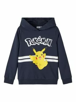NAME IT Nkfju Pokemon Sky - Hoodie - Dark Sapphire -Shirt Zacht Verkoop 94acf9bcc17644688d2663040e0726fd