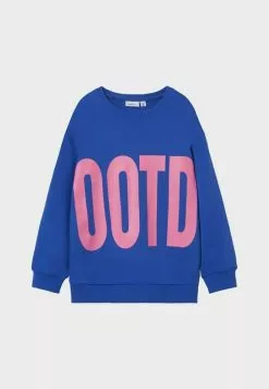 NAME IT Print - Sweater - Dazzling Blue -Shirt Zacht Verkoop 97401036f8c7459fa0a23ac65b01f1c5