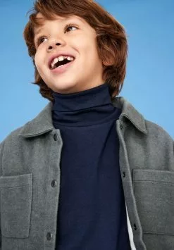 NAME IT Nkmnovel Rollneck- Longsleeve - Dark Sapphire