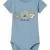 NAME IT Strampler Kurzarm - Body - Dusty Blue