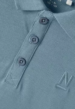 NAME IT Kurzärmeliges - Poloshirt - Dusty Blue -Shirt Zacht Verkoop 993aad32c8a94f5f94c079f07135c973