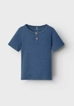 NAME IT Regular Fit - T-Shirt Basic - Bijou Blue -Shirt Zacht Verkoop 9967e22ab1a24ebc95b6c3ba21733301
