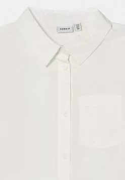 NAME IT Nkfbefred Long Sleeve - Blouse - Bright White -Shirt Zacht Verkoop 9a34954db2a046debac7aa13a6b1bf9f