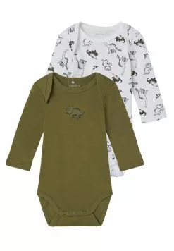 NAME IT Nbmbody Dino 2 Pack - Body - Bright White