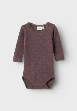 NAME IT NbfwangNe LsSolid - Body - Peppercorn -Shirt Zacht Verkoop 9cf7746b5b664bd5bf2ae5d230de860e