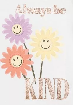 NAME IT Nmfarna Happy - T-Shirt Print - Bright White -Shirt Zacht Verkoop 9deddc5d833244f8a4dff02bc959fdd6