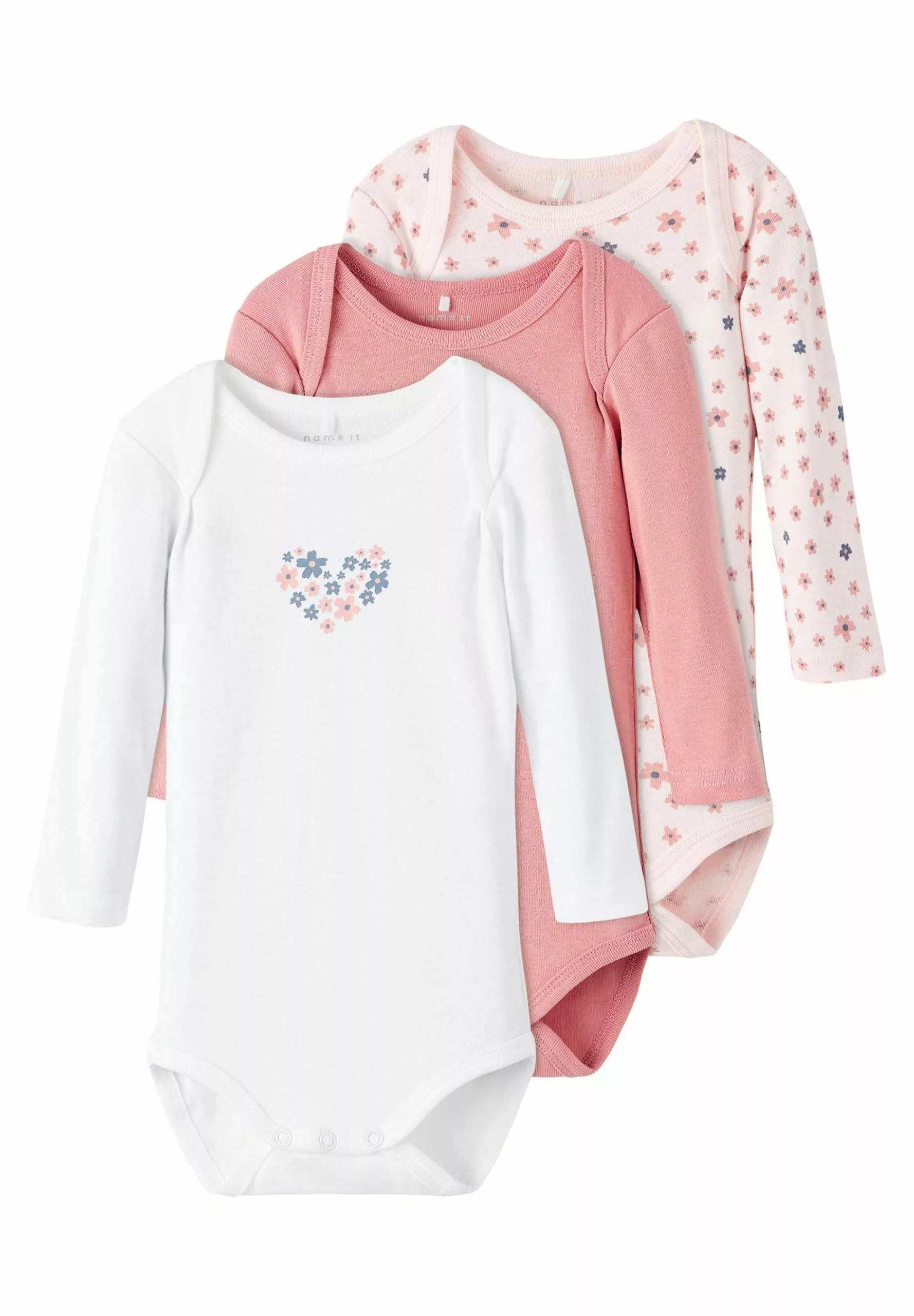 NAME IT Nbfbody Flower 3 Pack - Body - Light Pink 2 NAME IT Nbfbody Flower 3 Pack - Body - Light Pink - Afbeelding 2