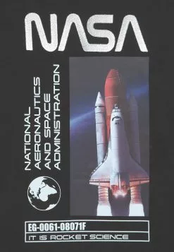 NAME IT Nkmjamez Nasa Hood Unisex - Sweater - Black -Shirt Zacht Verkoop a0d4c4c41f7a4915ba636a46566f26f5