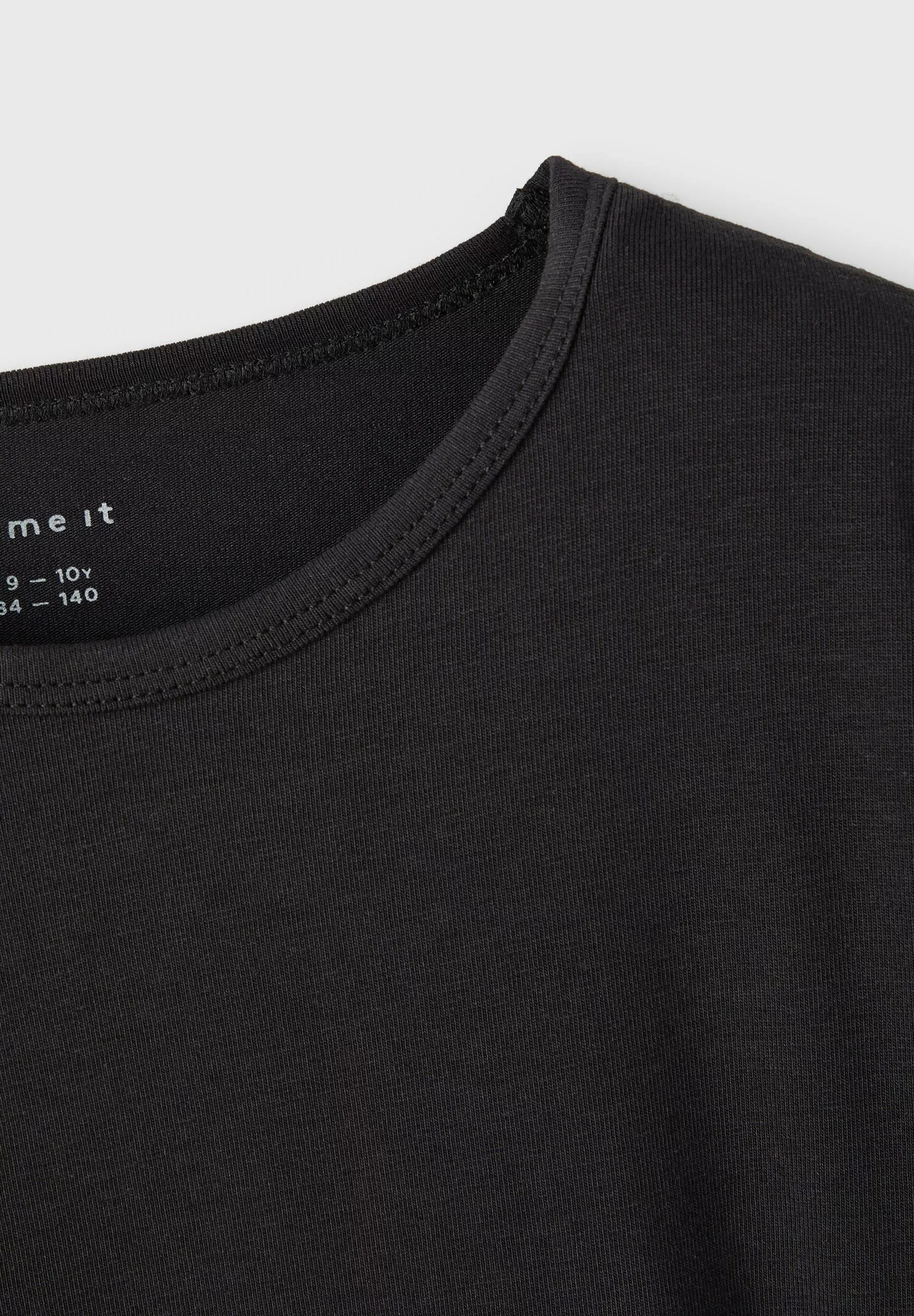 NAME IT Nkmt Slim 2Pack - T-Shirt Basic - Black 4 NAME IT Nkmt Slim 2Pack - T-Shirt Basic - Black - Afbeelding 4